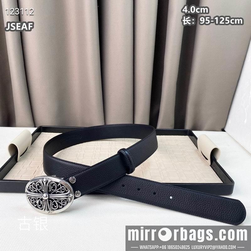 Replica Chrome Hearts belt 40mmX95-125cm 8L01