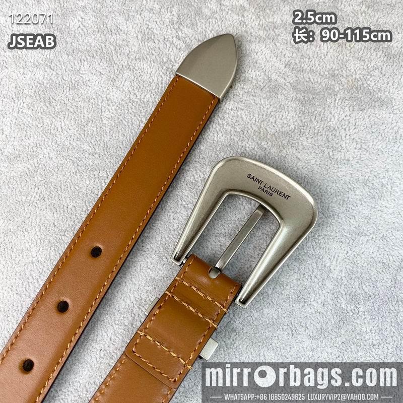 Replica YSL belt 25mmX90-115cm 8L01