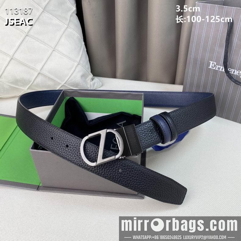Replica Zegna belt 35mmX100-125cm 8L082501