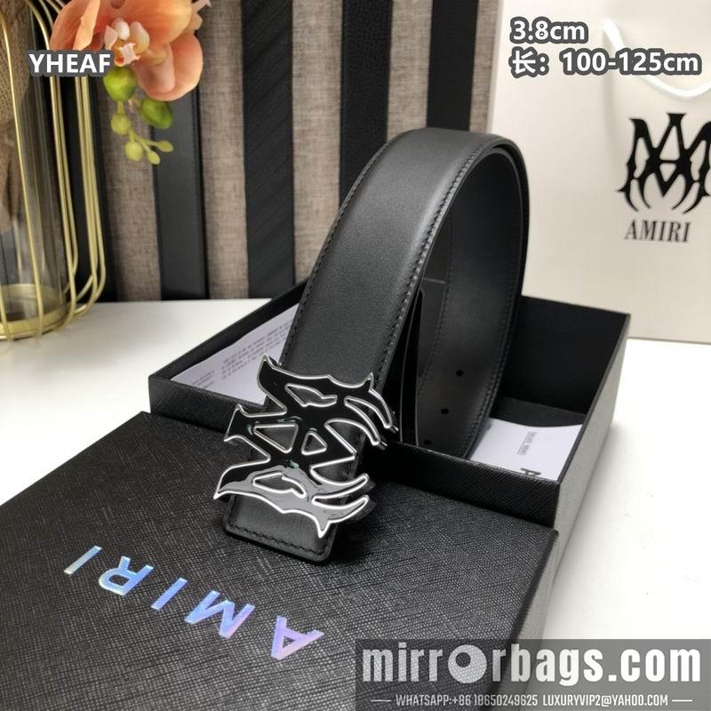Replica Amiri belt 38mmX100-125cm 8L33