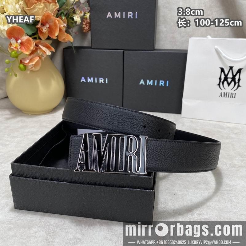Replica Amiri belt 38mmX100-125cm 8L37