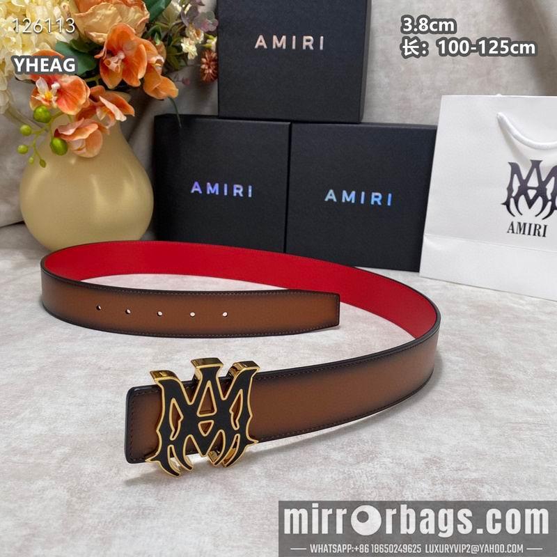 Replica Amiri belt 38mmX100-125cm 8L07