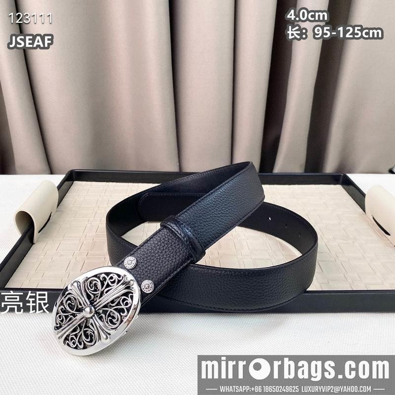 Replica Chrome Hearts belt 40mmX95-125cm 8L01