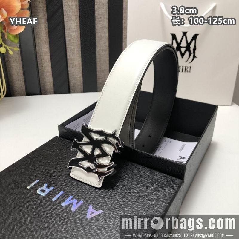 Replica Amiri belt 38mmX100-125cm 8L34