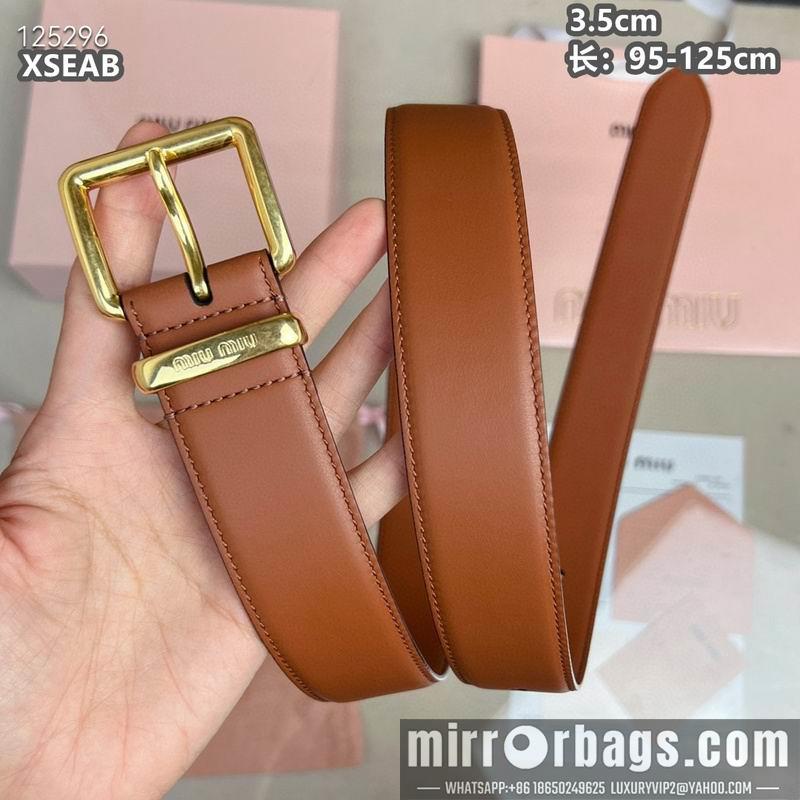 Replica Miumiu belt 35mmX95-125cm 8L05