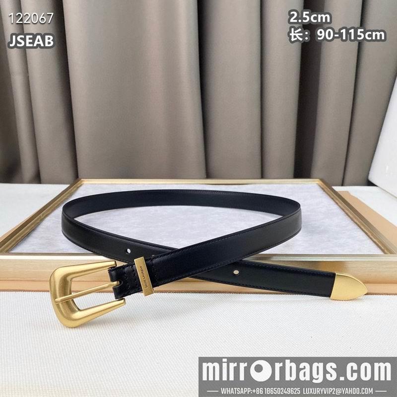 Replica YSL belt 25mmX90-115cm 8L01