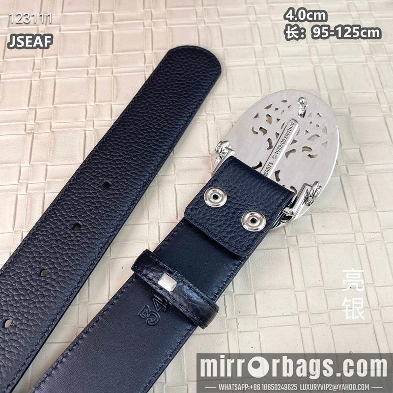 Replica Chrome Hearts belt 40mmX95-125cm 8L01