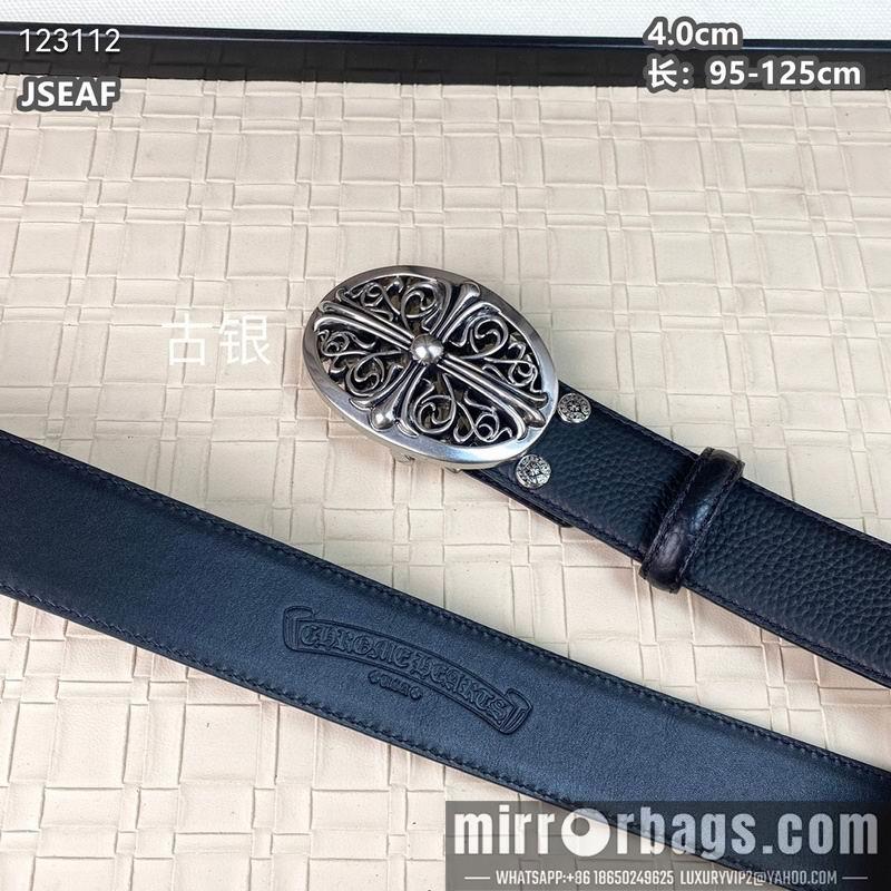 Replica Chrome Hearts belt 40mmX95-125cm 8L01