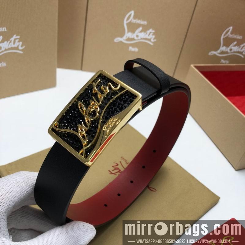 Replica Christian Louboutin belt 35mmX95-125cm 7D02