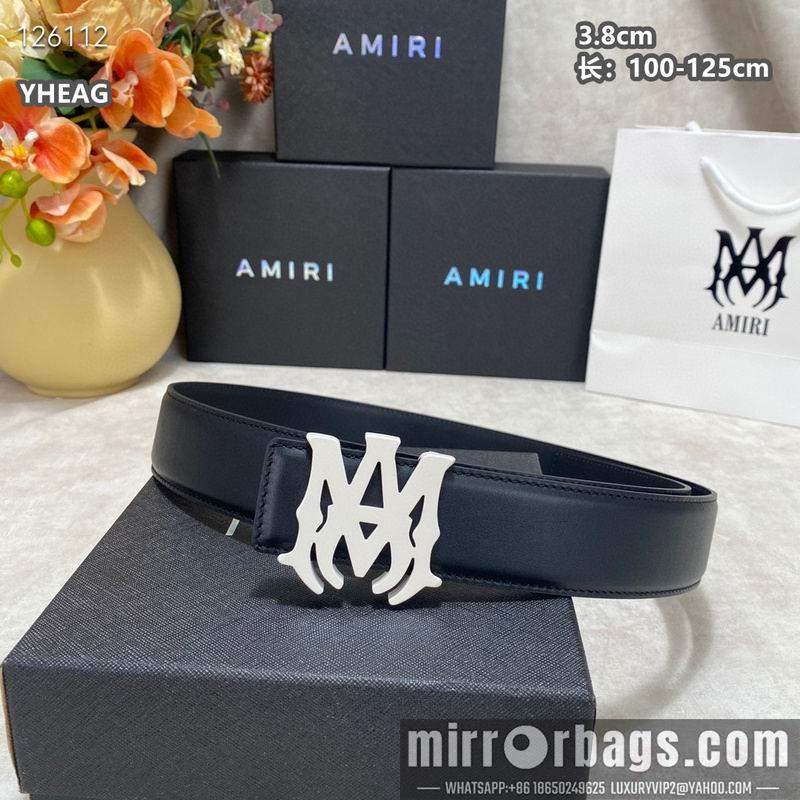 Replica Amiri belt 38mmX100-125cm 8L06