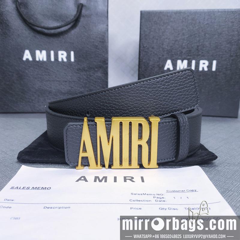 Replica Amiri belt 38mmX80-125cm lb061202