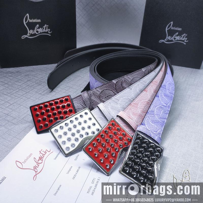 Replica Louboutin belt 38mm 80-125cm lb061201