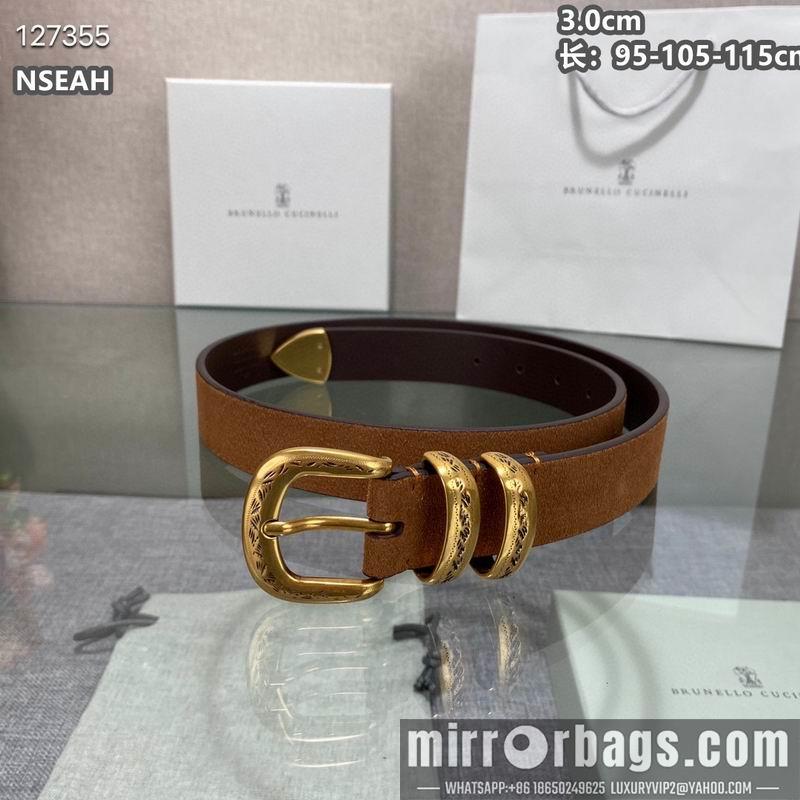 Replica Brunello Cucinelli belt 30mmX95-105-115cm 8L01