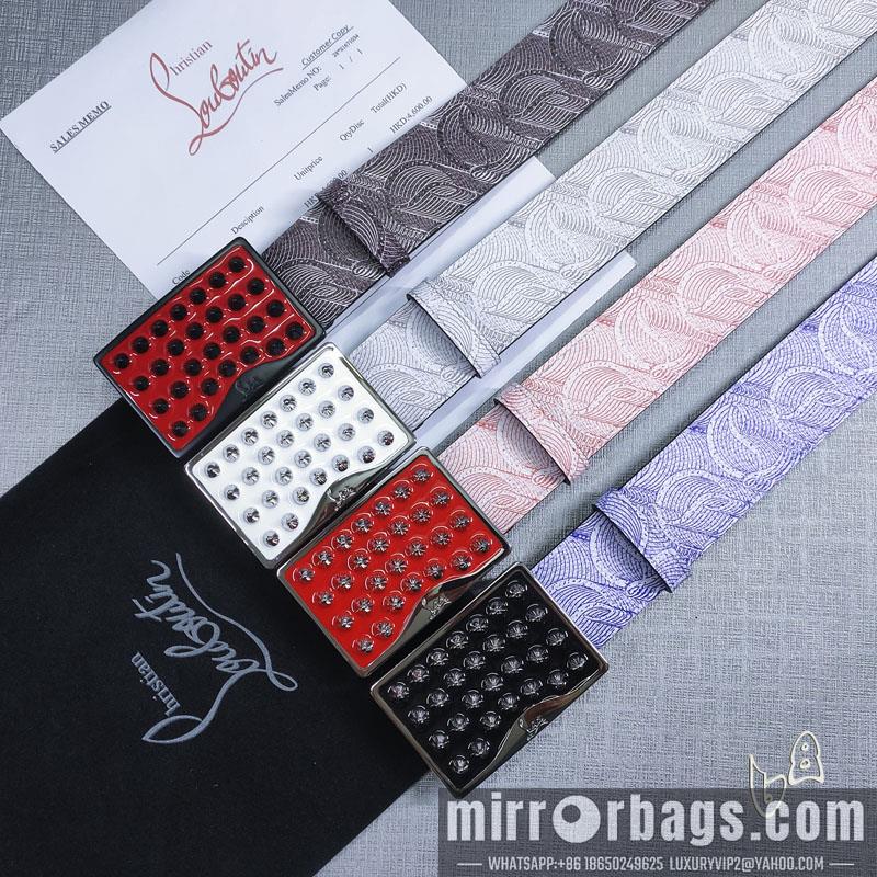Replica Louboutin belt 38mm 80-125cm lb061201
