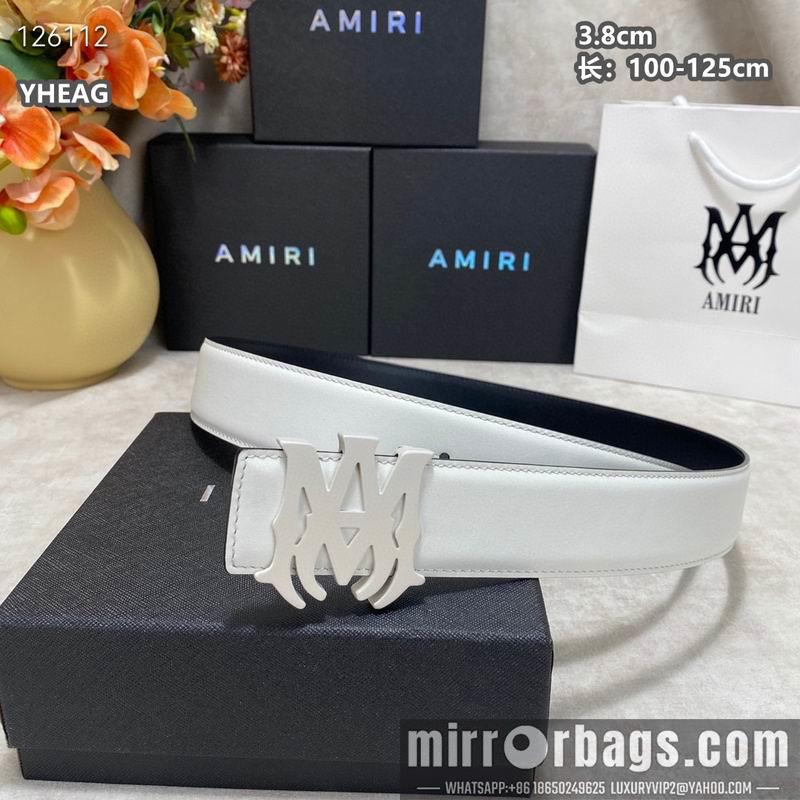 Replica Amiri belt 38mmX100-125cm 8L06