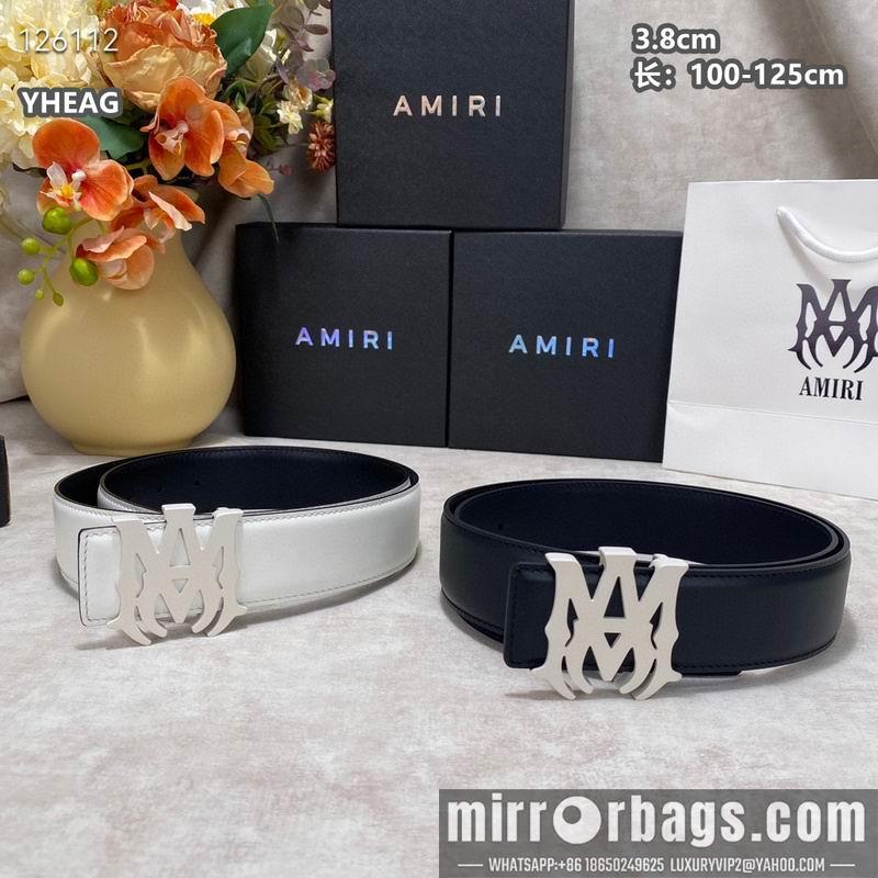 Replica Amiri belt 38mmX100-125cm 8L06