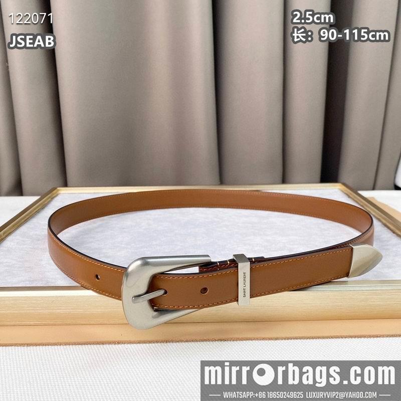 Replica YSL belt 25mmX90-115cm 8L01