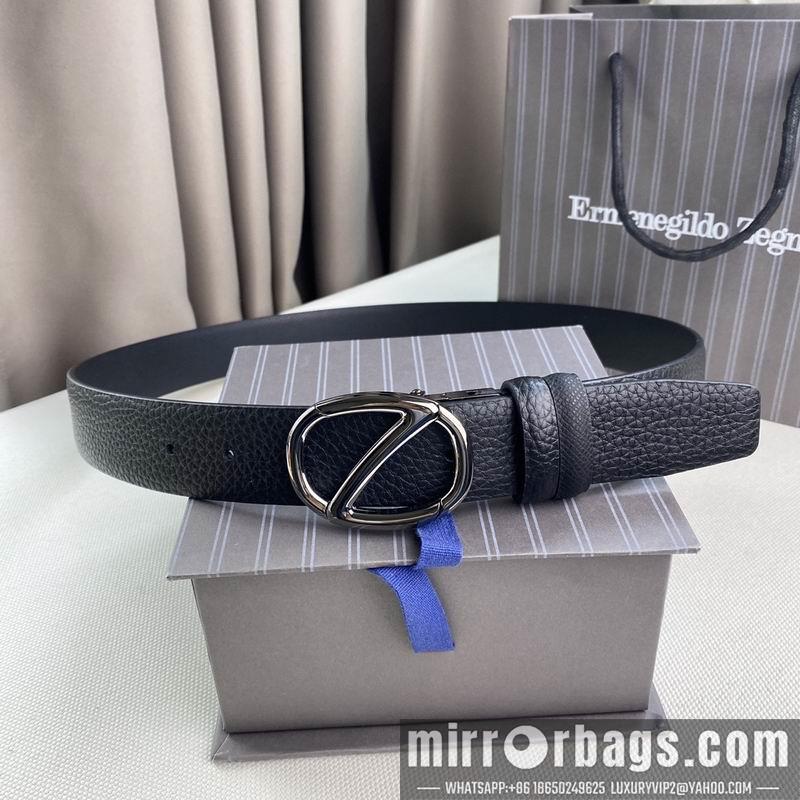 Replica Zegna belt 35mmX95-125cm 7D04
