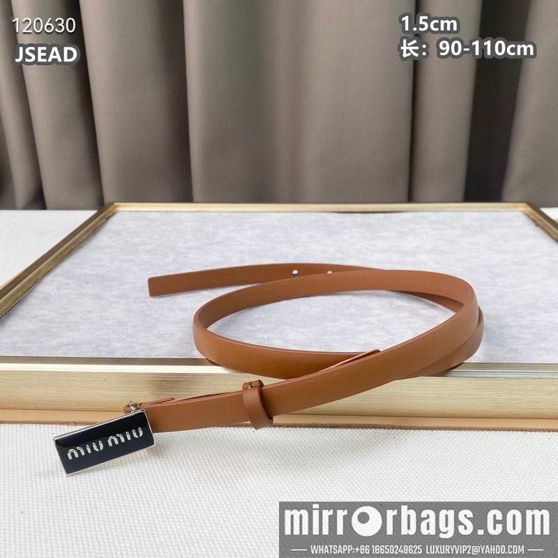 Replica Miumiu belt 15mmX90-110cm 8L072001