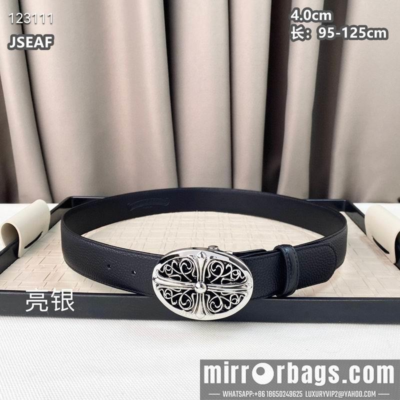 Replica Chrome Hearts belt 40mmX95-125cm 8L01