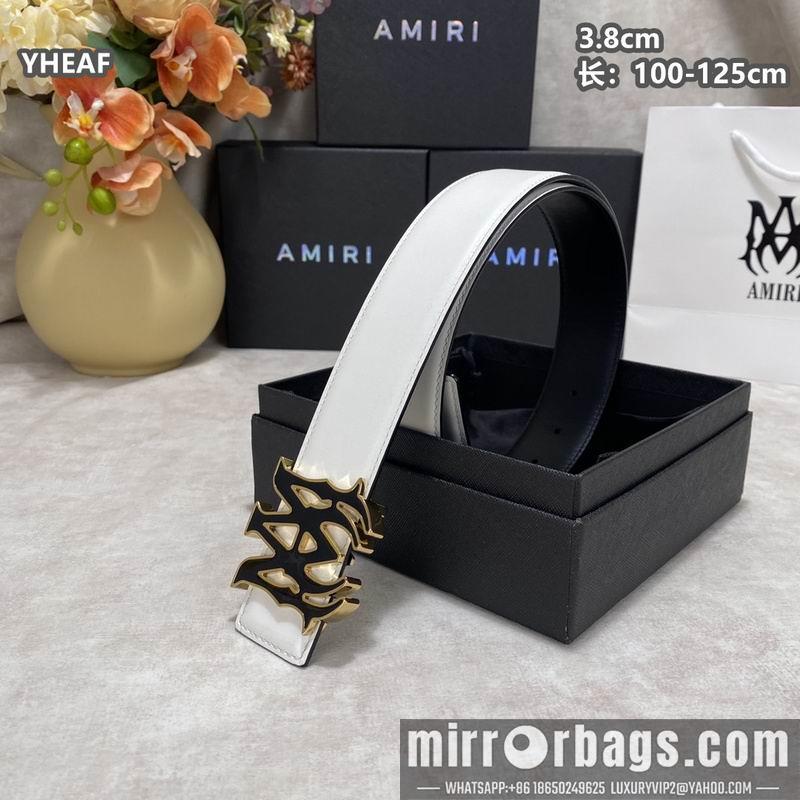Replica Amiri belt 38mmX100-125cm 8L38