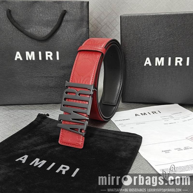 Replica Amiri belt 38mmX90-125cm lb05