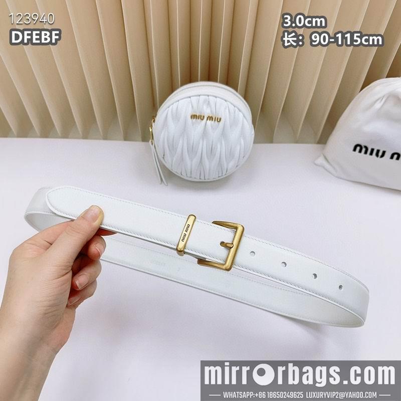 Replica Miumiu belt 30mmX90-115cm 8L02