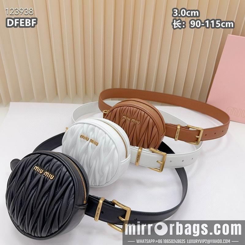 Replica Miumiu belt 30mmX90-115cm 8L02