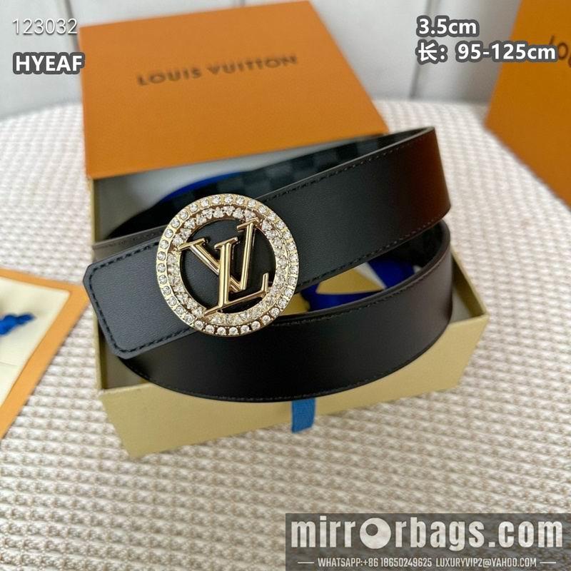 Replica LV belt 35mmX95-125cm 8L02