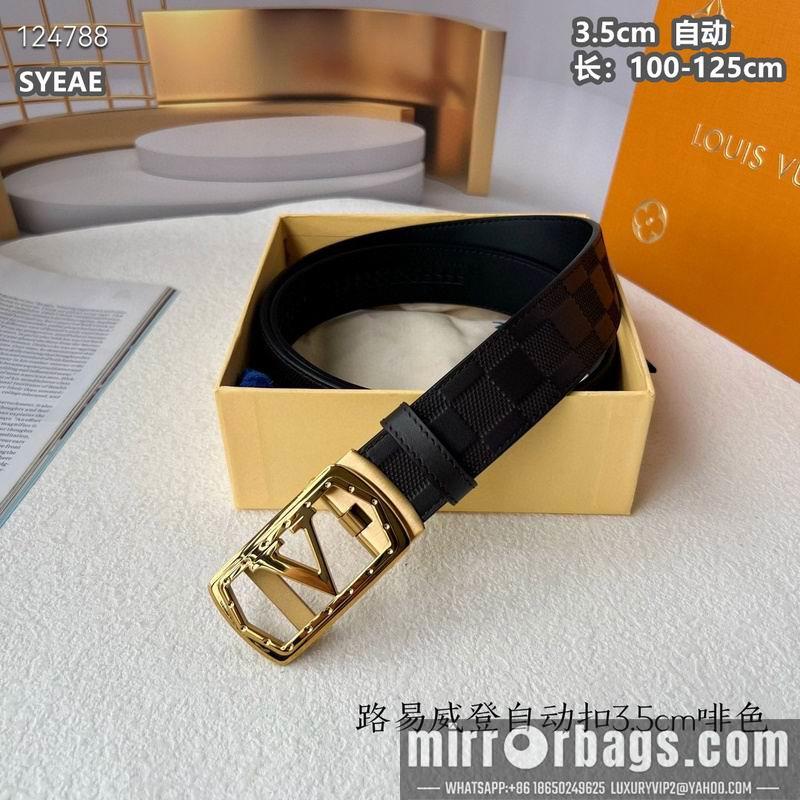 Replica LV belt 35mmX100-125cm 8L38