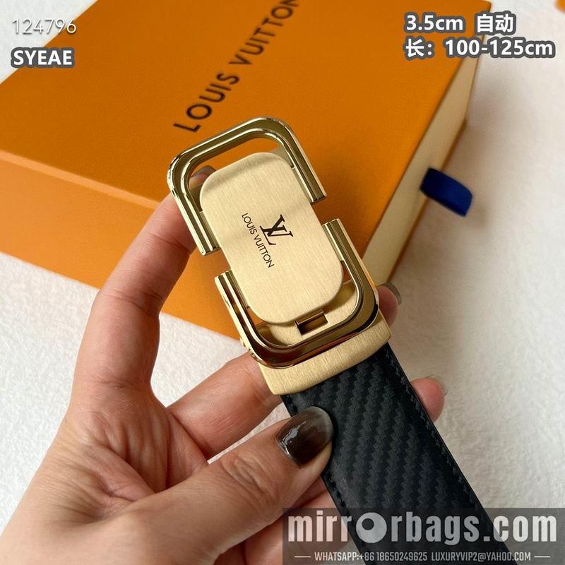 Replica LV belt 35mmX100-125cm 8L37