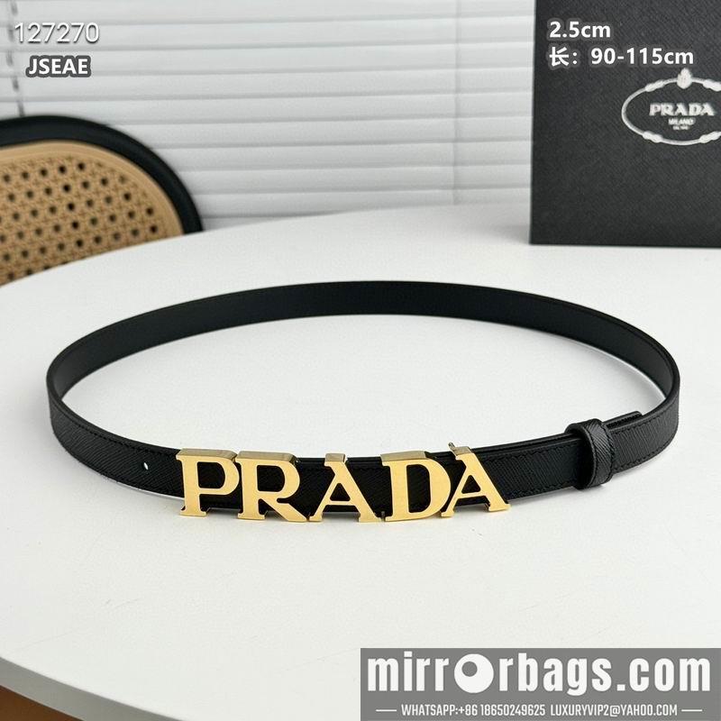 Replica Prada belt 25mmX90-115cm 8L04