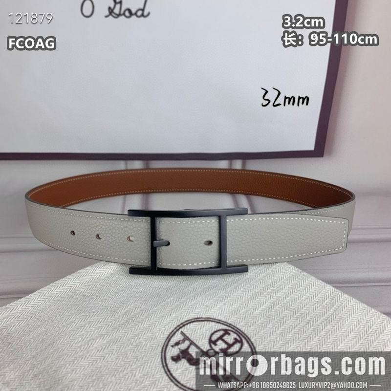Replica Hermes belt 32mmX95-110cm 8L27