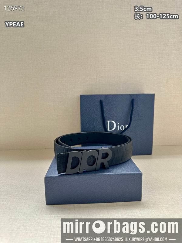 Replica Dior belt 35mmX100-125cm 8L29