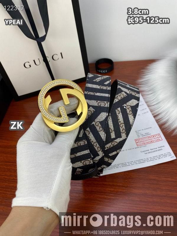 Replica Gucci belt 38mmX95-125cm 8L21