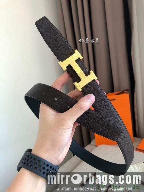 Replica Hermes Belt 32mmX95-110cm 7D23