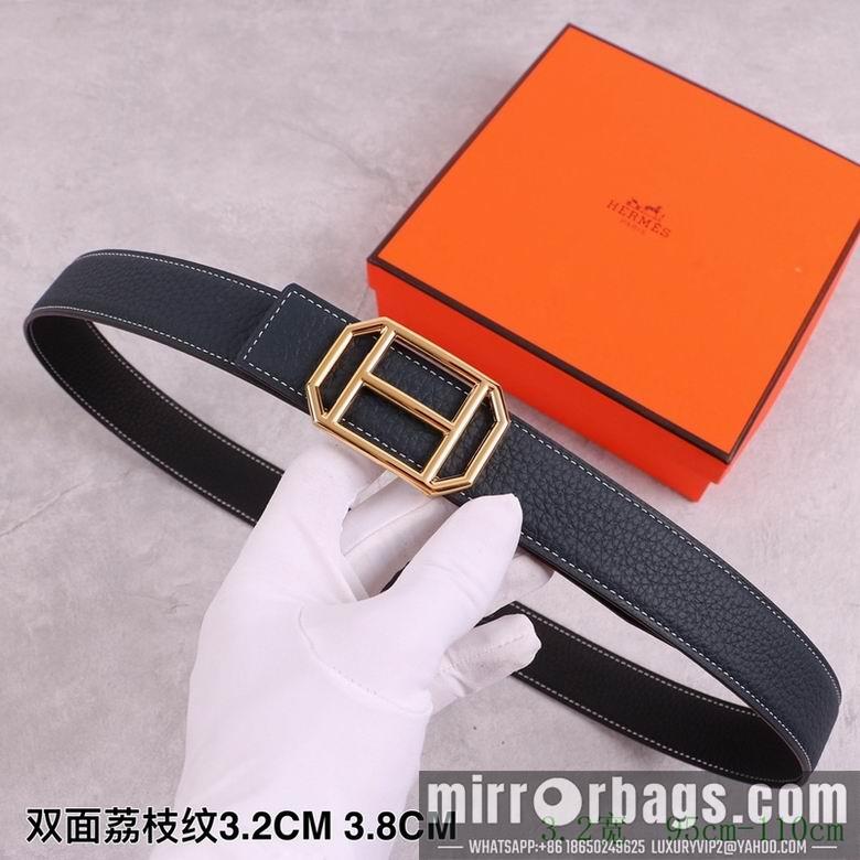 Replica Hermes Belt 32mmX95-110cm 7D24