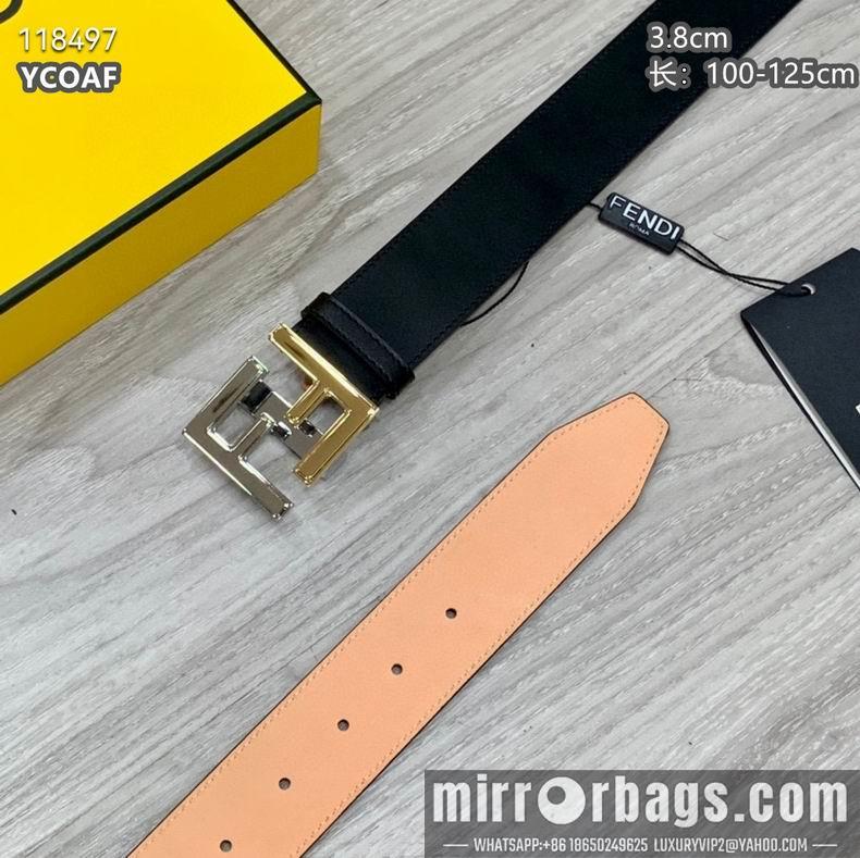 Replica Fendi belt 38mmX100-125cm 8L03