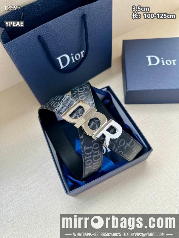 Replica Dior belt 35mmX100-125cm 8L29