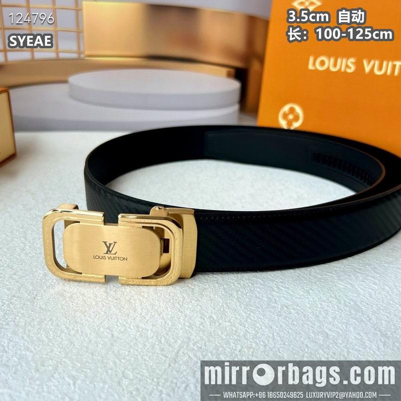 Replica LV belt 35mmX100-125cm 8L37
