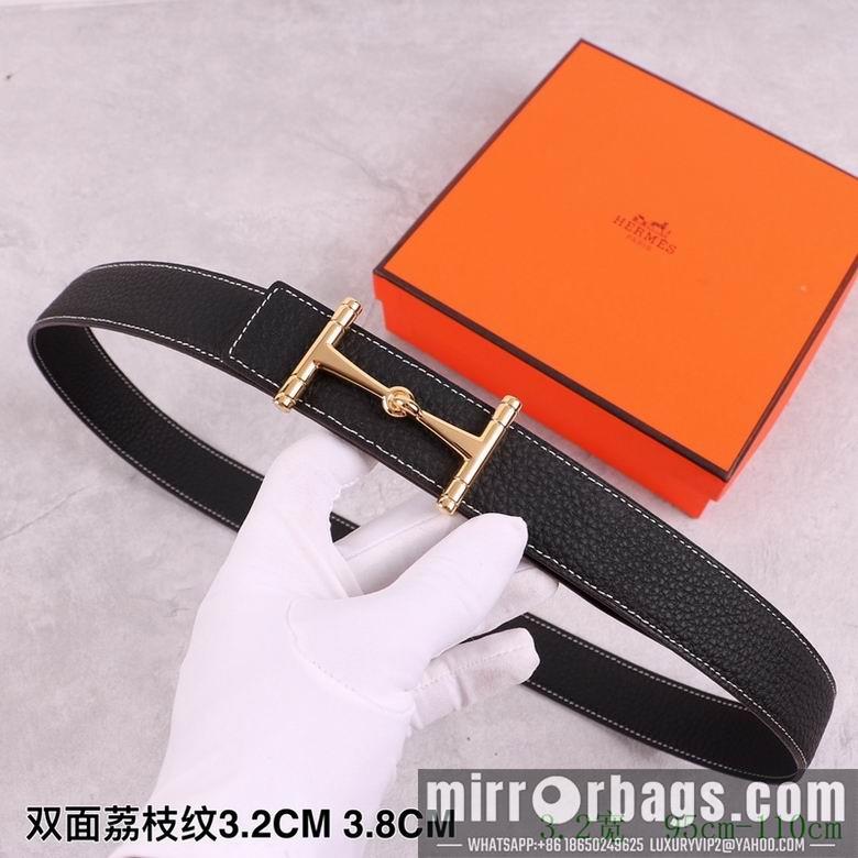 Replica Hermes Belt 32mmX95-110cm 7D24