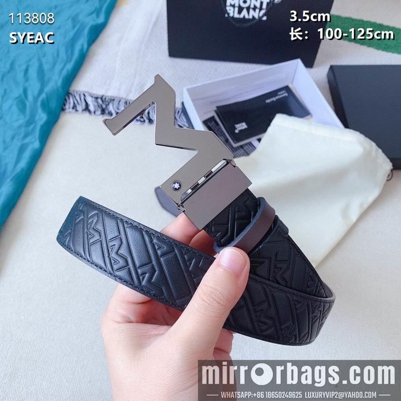 Replica Montblanc belt 30mmX95-125cm 8L02