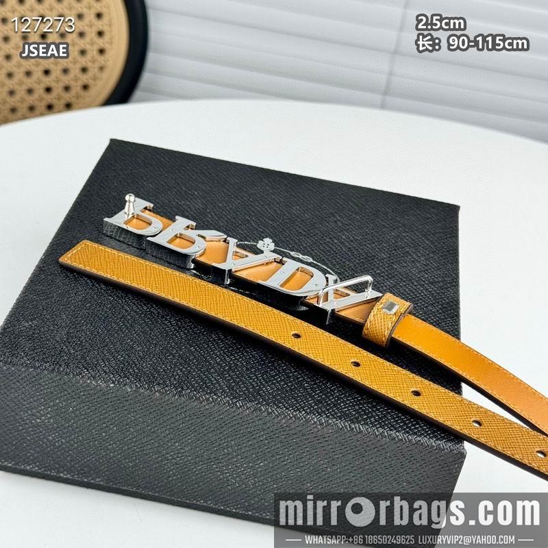 Replica Prada belt 25mmX90-115cm 8L04