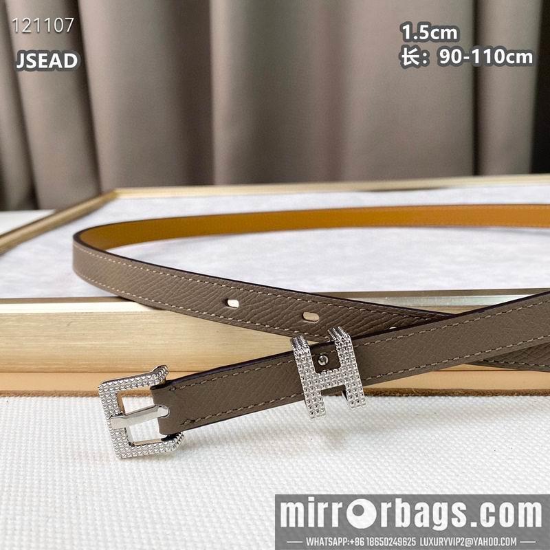 Replica Hermes belt 15mmX90-110cm 8L01