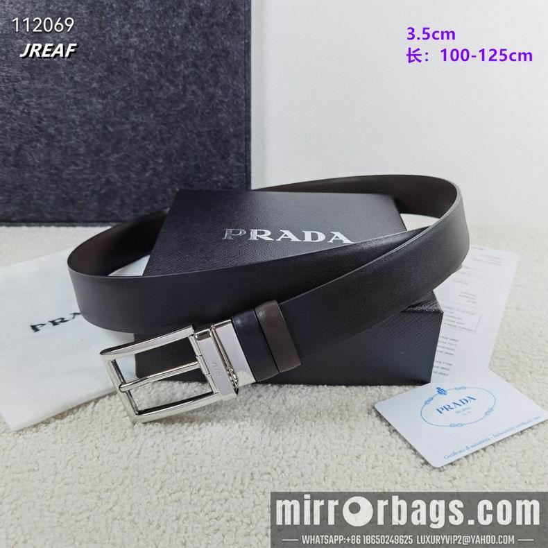 Replica Prada belt 35mmX100-125cm 8L06