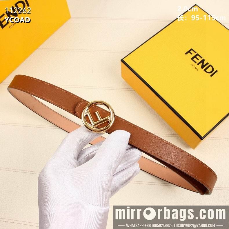 Replica Fendi Belt 20mmX95-115CM 8L11