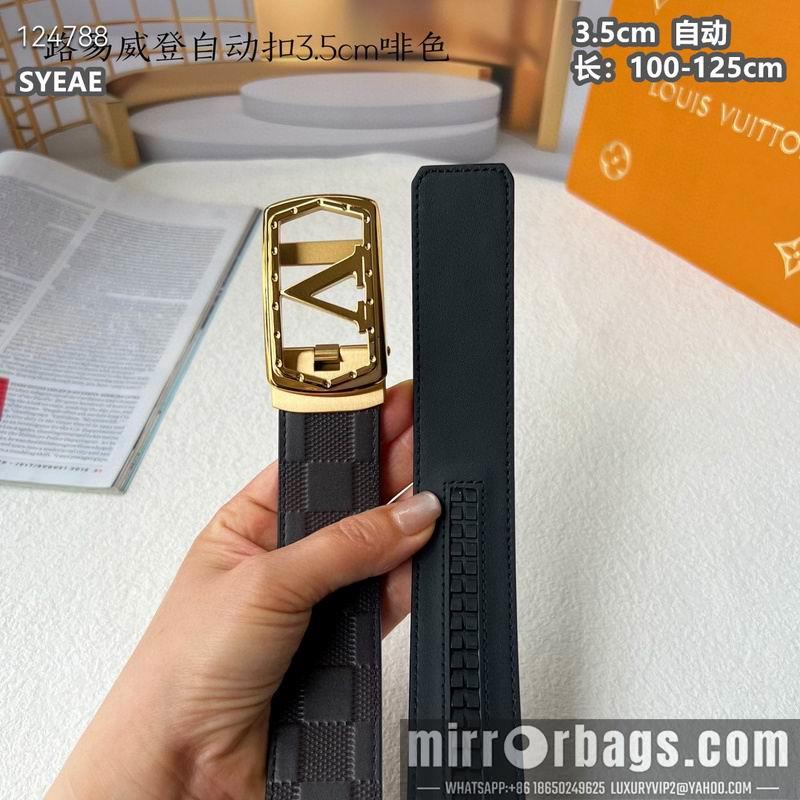 Replica LV belt 35mmX100-125cm 8L38
