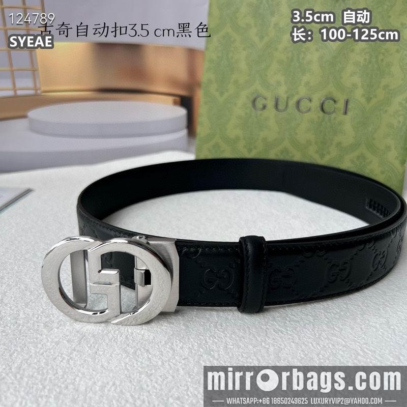 Replica Gucci belt 35mmX100-125cm 8L18