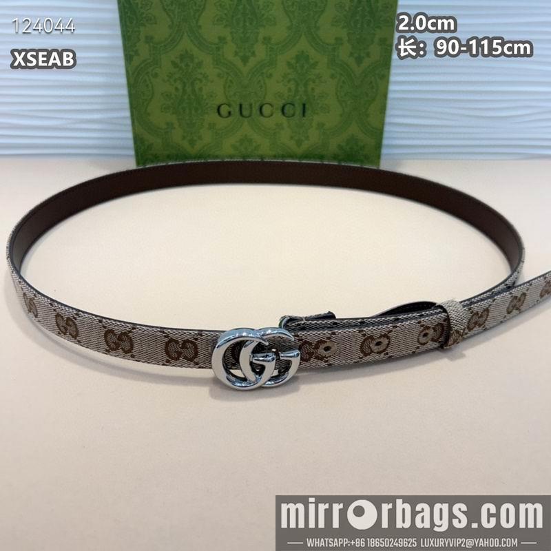Replica Gucci belt 20mmX90-115cm 8L21