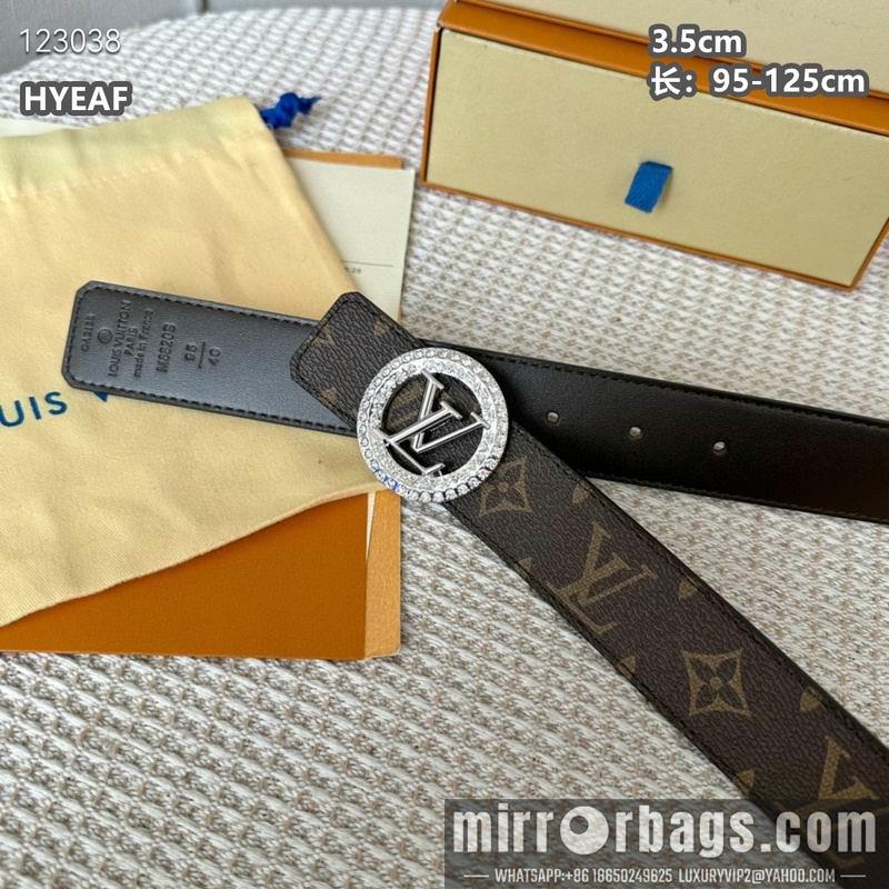 Replica LV belt 35mmX95-125cm 8L02